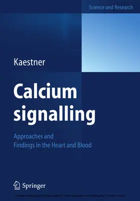 Kaestner |  Calcium signalling | eBook | Sack Fachmedien