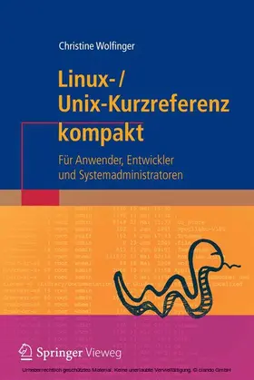 Wolfinger | Linux-Unix-Kurzreferenz | E-Book | sack.de