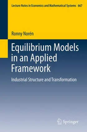 Norén | Equilibrium Models in an Applied Framework | E-Book | sack.de