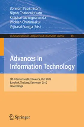 Papasratorn / Charoenkitkarn / Lavangnananda |  Advances in Information Technology | eBook | Sack Fachmedien