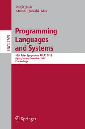 Jhala / Igarashi | Programming Languages and Systems | E-Book | www2.sack.de
