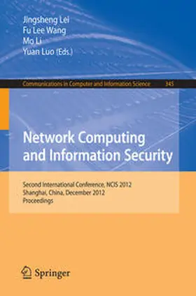 Lei / Wang / Li |  Network Computing and Information Security | eBook | Sack Fachmedien