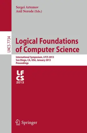 Nerode / Artemov |  Logical Foundations of Computer Science | Buch |  Sack Fachmedien