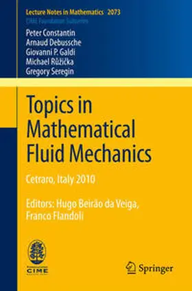 Constantin / Debussche / Galdi |  Topics in Mathematical Fluid Mechanics | eBook | Sack Fachmedien