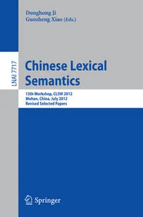 Ji / Xiao | Chinese Lexical Semantics | E-Book | sack.de