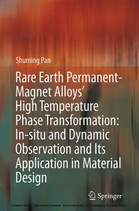 Pan |  Rare Earth Permanent-Magnet Alloys’ High Temperature Phase Transformation | eBook | Sack Fachmedien