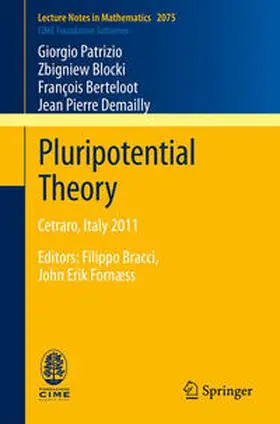 Patrizio / Blocki / Blocki |  Pluripotential Theory | eBook | Sack Fachmedien