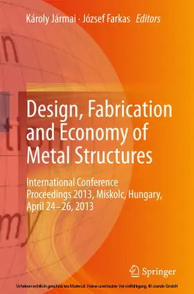 Jármai / Farkas |  Design, Fabrication and Economy of Metal Structures | eBook | Sack Fachmedien