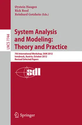 Haugen / Reed / Gotzhein | System Analysis and Modeling: Theory and Practice | E-Book | sack.de