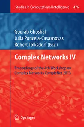 Ghoshal / Poncela-Casasnovas / Tolksdorf | Complex Networks IV | E-Book | sack.de