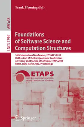 Pfenning |  Foundations of Software Science and Computation Structures | eBook | Sack Fachmedien