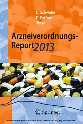 Schwabe / Paffrath |  Arzneiverordnungs-Report 2013 | eBook | Sack Fachmedien