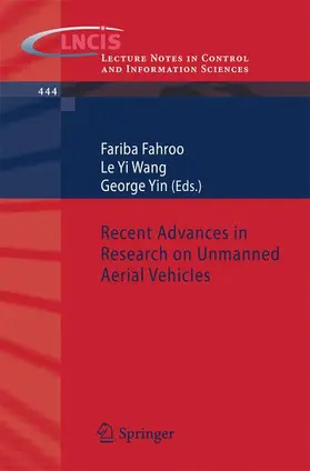 Fahroo / Yin / Wang |  Recent Advances in Research on Unmanned Aerial Vehicles | Buch |  Sack Fachmedien