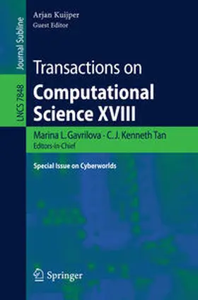 Gavrilova / Tan / Kuijper | Transactions on Computational Science XVIII | E-Book | sack.de