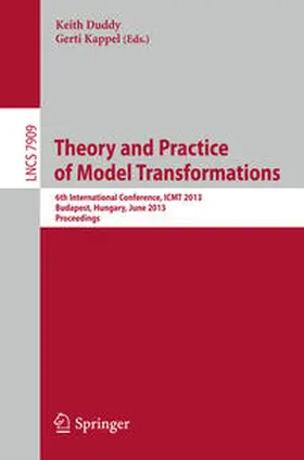 Duddy / Kappel |  Theory and Practice of Model Transformations | eBook | Sack Fachmedien