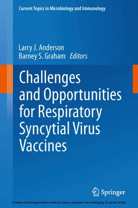 Anderson / Graham |  Challenges and Opportunities for Respiratory Syncytial Virus Vaccines | eBook | Sack Fachmedien