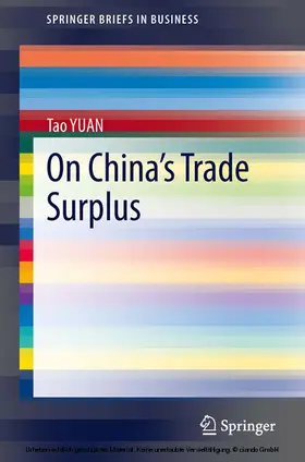 Yuan |  On China's Trade Surplus | eBook | Sack Fachmedien