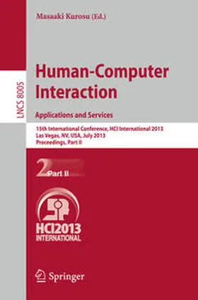 Kurosu |  Human-Computer Interaction: Applications and Services | eBook | Sack Fachmedien