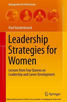 Vanderbroeck | Leadership Strategies for Women | E-Book | sack.de
