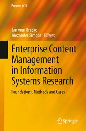 Simons / vom Brocke |  Enterprise Content Management in Information Systems Research | Buch |  Sack Fachmedien