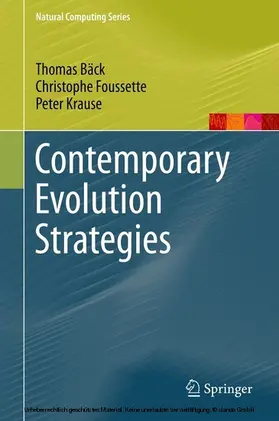Bäck / Foussette / Krause |  Contemporary Evolution Strategies | eBook | Sack Fachmedien