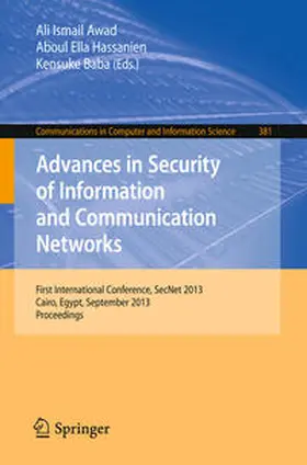Awad / Hassanien / Baba |  Advances in Security of Information and Communication Networks | eBook | Sack Fachmedien