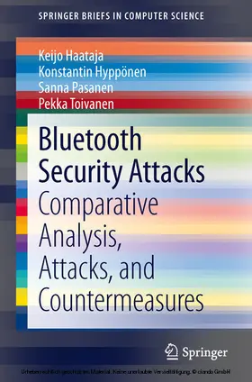 Haataja / Hyppönen / Pasanen |  Bluetooth Security Attacks | eBook | Sack Fachmedien