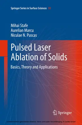 Stafe / Marcu / Puscas |  Pulsed Laser Ablation of Solids | eBook | Sack Fachmedien