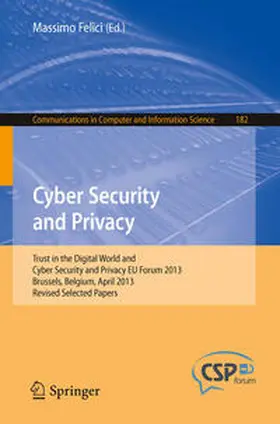 Felici | Cyber Security and Privacy | E-Book | www2.sack.de