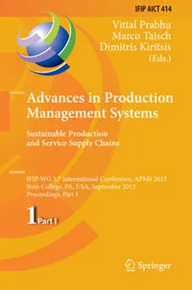 Prabhu / Taisch / Kiritsis | Advances in Production Management Systems. Sustainable Production and Service Supply Chains | E-Book | sack.de