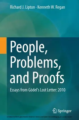 Lipton / Regan | People, Problems, and Proofs | E-Book | sack.de