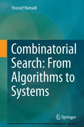 Hamadi |  Combinatorial Search: From Algorithms to Systems | eBook | Sack Fachmedien