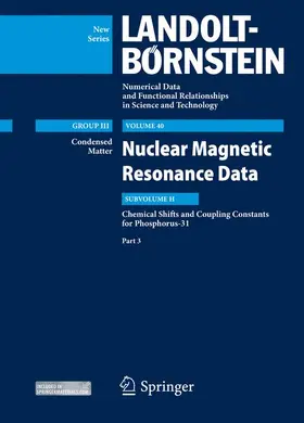 Gupta / Lechner |  Chemical Shifts and Coupling Constants for Phosphorus-31, Part 3 | Buch |  Sack Fachmedien