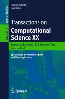 Gavrilova / Tan / Kalantari |  Transactions on Computational Science XX | eBook | Sack Fachmedien