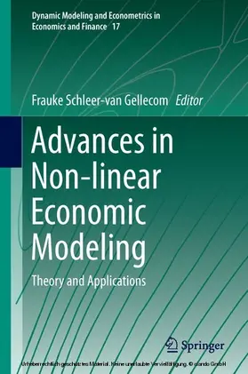 Schleer-van Gellecom |  Advances in Non-linear Economic Modeling | eBook | Sack Fachmedien
