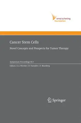Wiestler / Mumberg / Haendler |  Cancer Stem Cells | Buch |  Sack Fachmedien