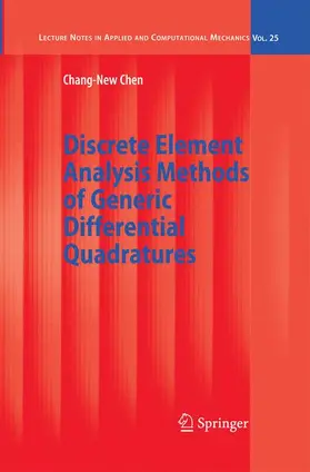 Chen |  Discrete Element Analysis Methods of Generic Differential Quadratures | Buch |  Sack Fachmedien