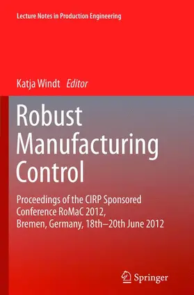 Windt |  Robust Manufacturing Control | Buch |  Sack Fachmedien