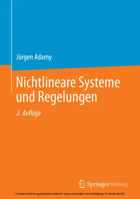 Adamy |  Nichtlineare Systeme und Regelungen | eBook | Sack Fachmedien