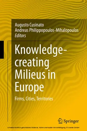 Cusinato / Philippopoulos-Mihalopoulos | Knowledge-creating Milieus in Europe | E-Book | sack.de