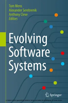 Mens / Serebrenik / Cleve |  Evolving Software Systems | eBook | Sack Fachmedien