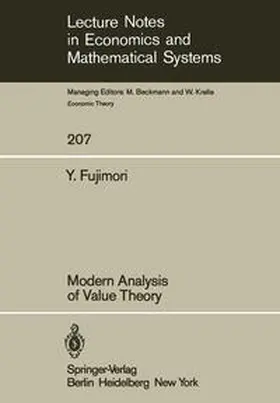 Fujimori |  Modern Analysis of Value Theory | eBook | Sack Fachmedien