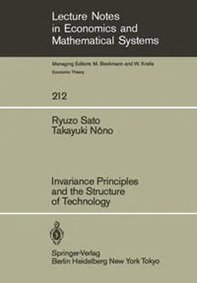 Sato / Nono |  Invariance Principles and the Structure of Technology | eBook | Sack Fachmedien