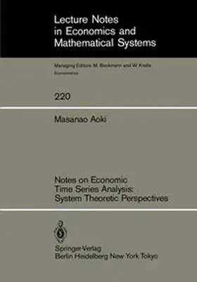 Aoki |  Notes on Economic Time Series Analysis: System Theoretic Perspectives | eBook | Sack Fachmedien