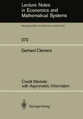 Clemenz | Credit Markets with Asymmetric Information | E-Book | sack.de