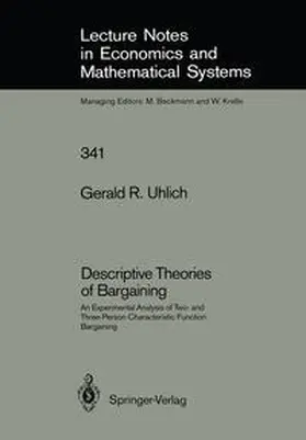 Uhlich |  Descriptive Theories of Bargaining | eBook | Sack Fachmedien