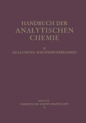  Elemente der Vierten Hauptgruppe | eBook | Sack Fachmedien