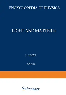 Genzel |  Light and Matter Ia / Licht und Materie Ia | Buch |  Sack Fachmedien