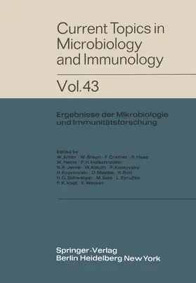 Arber / Koprowski / Braun |  Current Topics in Microbiology and Immunology | Buch |  Sack Fachmedien