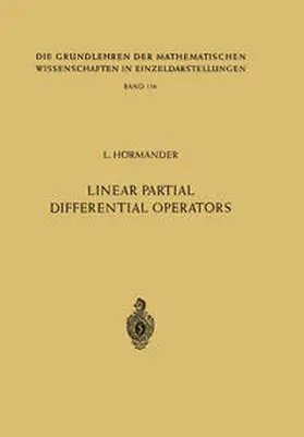 Hörmander |  Linear Partial Differential Operators | eBook | Sack Fachmedien